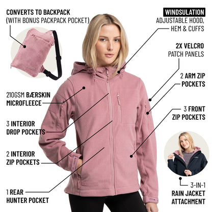 The World's Only Outdoor Hoodie That Becomes Its Own Backpack. 210gsm MicroFleece. 12 Pockets. Stuff It, Strap It, Keep Moving.