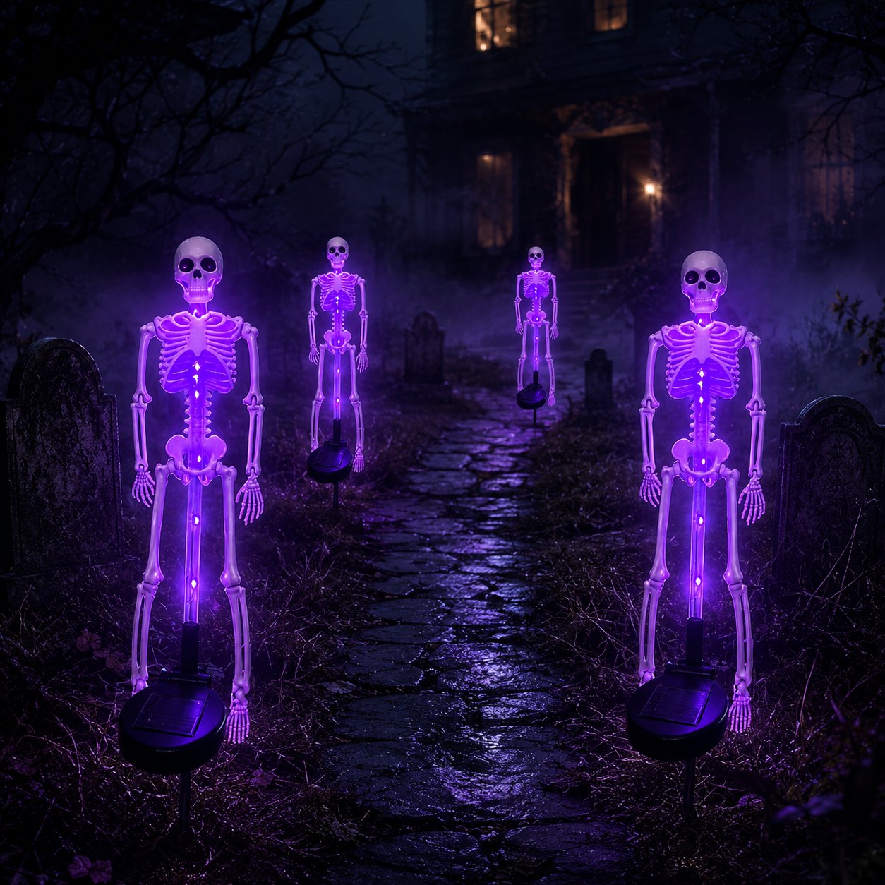 💀 Last Day 50% OFF – Solar Skull Garden Lights with Eerie Color-Changing Glow 🎃