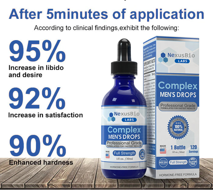 NexusBio® Labs Complex Men's Drops🚀🛬【💥3 Jahre Jubiläumsverkauf💥】