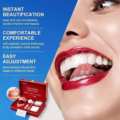 🌎Ends Today: 70% OFF! ⏰YUNPSOTM Medical Full Denture with Strong Suctiond Custom-Fit Full Functional Dentures🦷Obtain American Dental Association (ADA) Certification