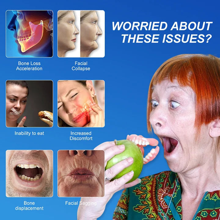 🌎Ends Today: 70% OFF! ⏰YUNPSOTM Medical Full Denture with Strong Suctiond Custom-Fit Full Functional Dentures🦷Obtain American Dental Association (ADA) Certification