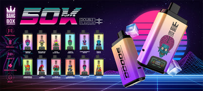 BANG BOX 50000 Puffs Double Flavor Disposable Vape-Red Bull & Watermelon Ice