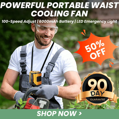 Why Construction Workers Are Ditching Handheld Fans for This $59 Waist-Clip “Air Conditioning“ That Keeps You Ice-Cold for 8+ Hours