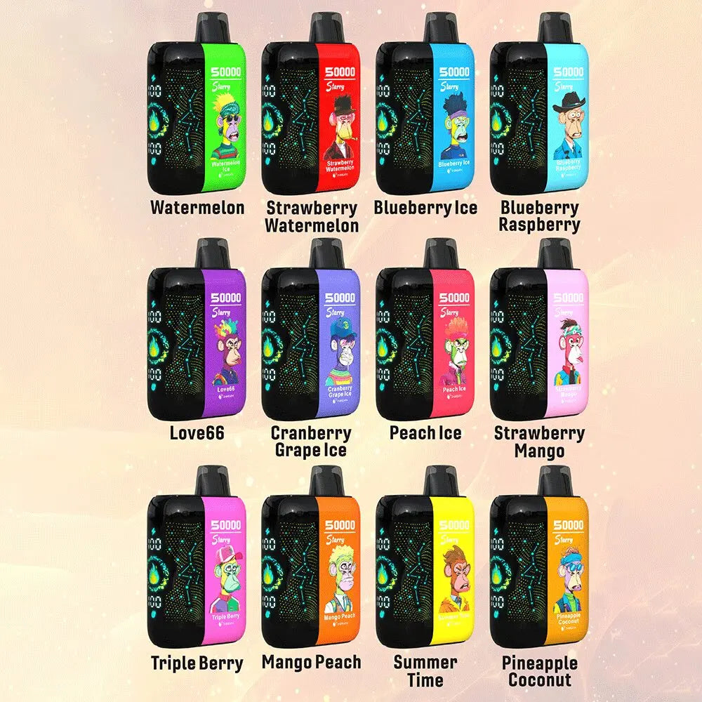 Bang Blaze Starry 50000 50K Puffs Hottest LED Display Disposable Vape