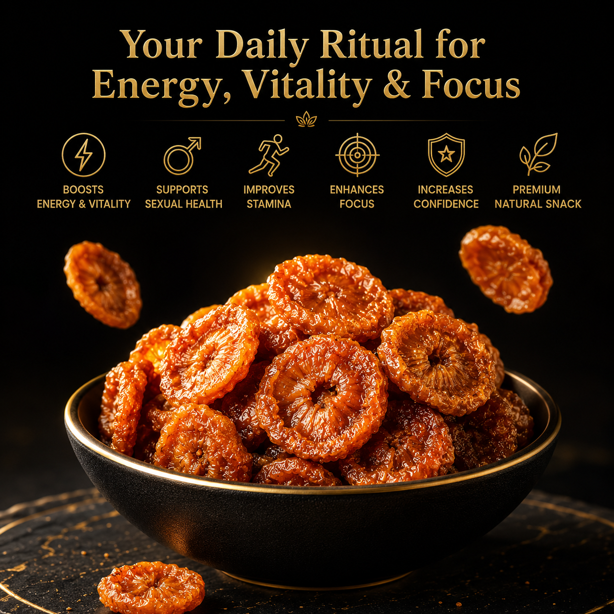 💪💯Ultimate Testosterone Revival 💃🕺Antioxidant-Rich Rosa Roxburghii Slices for Better Bedroom Performance | Support Energy, Stamina & Bedroom Confidence Naturally-LYJ