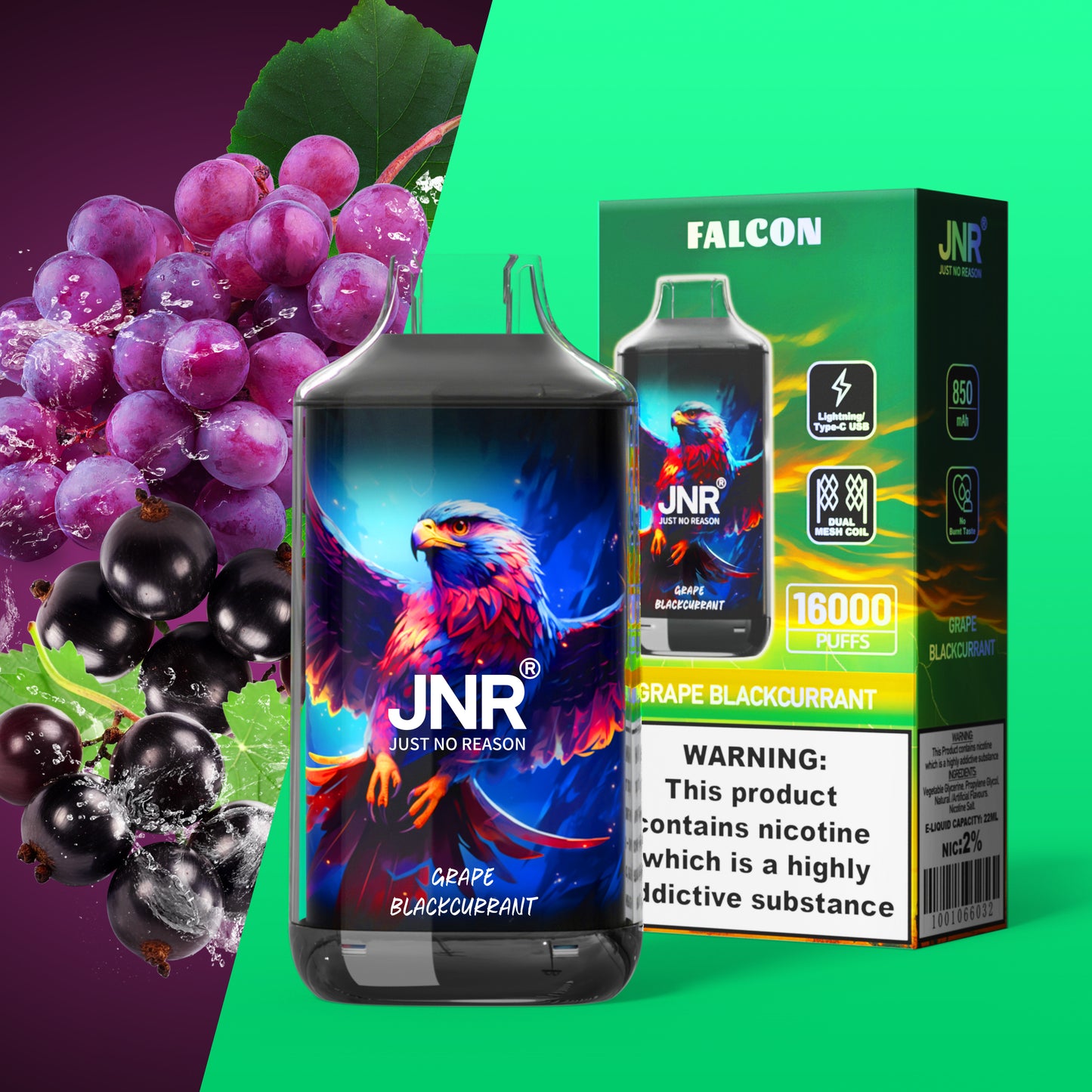 JNR FALON 16000 16K Puffs Original Edition Disposable Vape