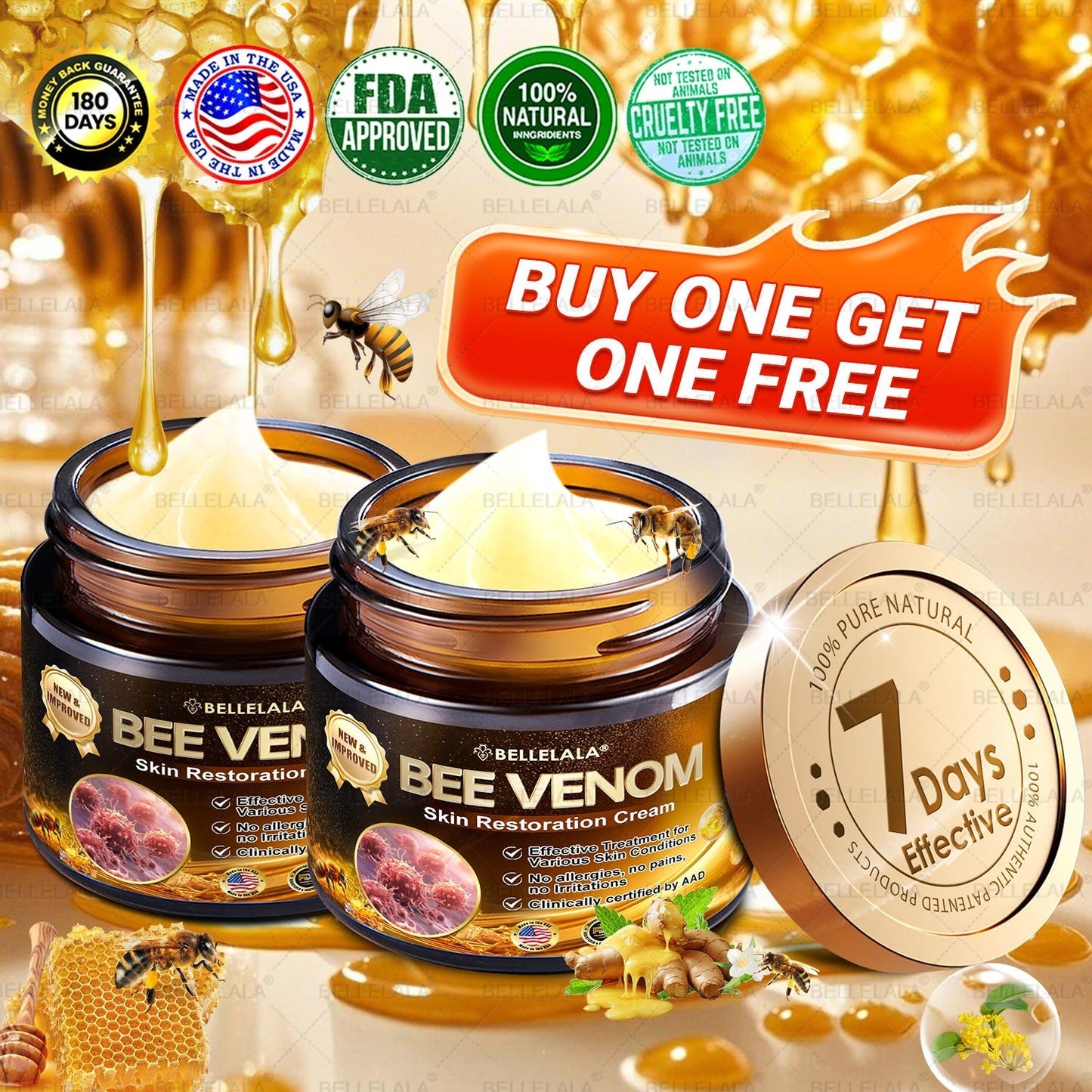 NEU & VERBESSERT ✨Bellelala® Bienengift Hauterneuerungscreme